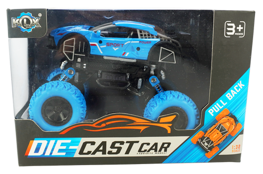 OFF Road 4 WD Sport Lightblue - Pull Back Die-Cast