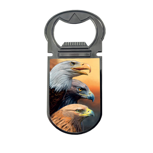 3D LiveLife Magnetic Bottle Openers - Three Eagles