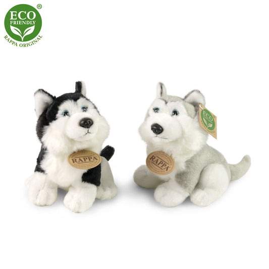 Plush Husky dogs asst. 16cm CATS AND DOGS DISPLAY