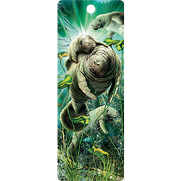3D LiveLife Bookmarks - Manatees