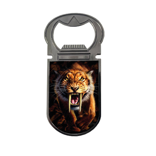 3D LiveLife Magnetic Bottle Openers - Sabertooth