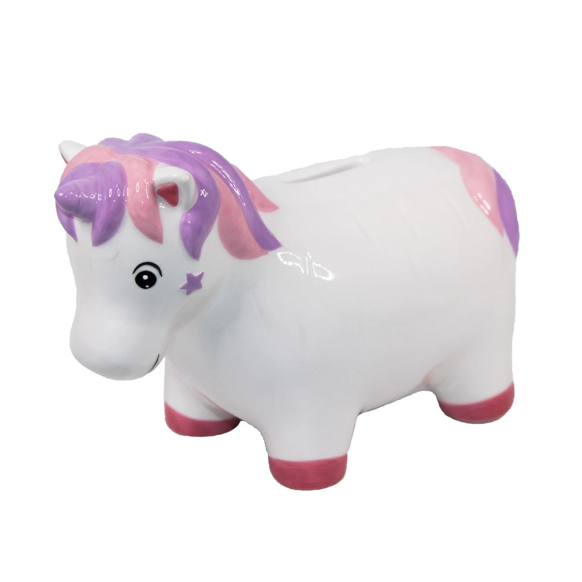 Crockery Critters Money Box - Unicorn