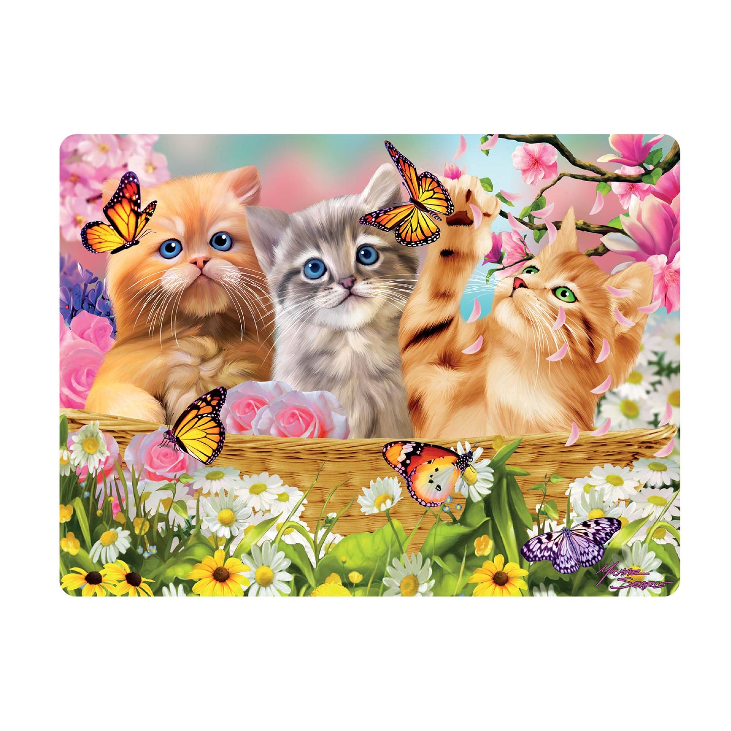 3D LiveLife Postcards - Kitten Fun Time