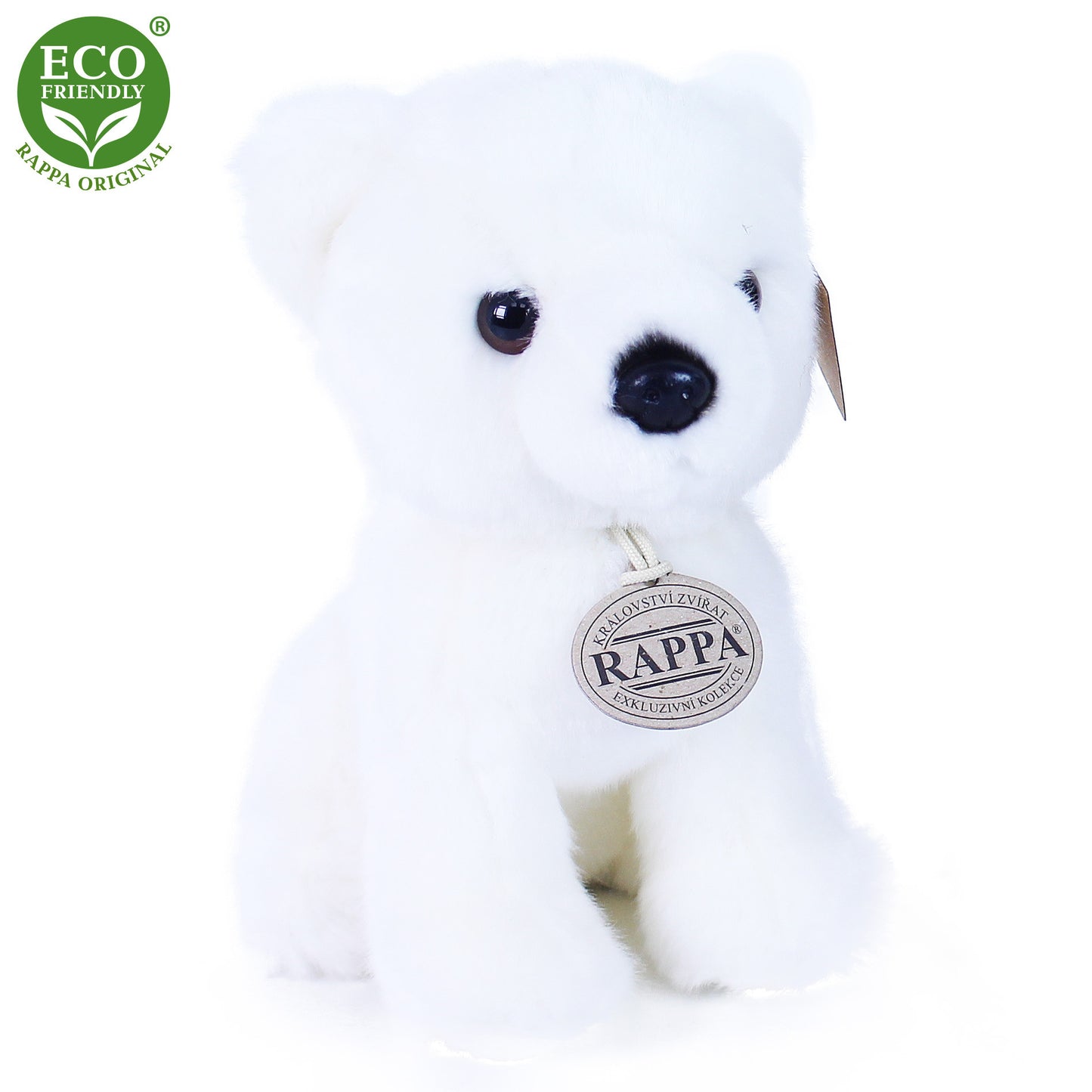 Plush white bear 18 cm