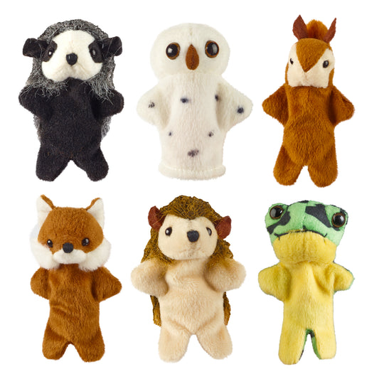 AN04WL Wildlife Finger Puppets 10cm