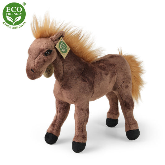 Plush brown horse 29 cm