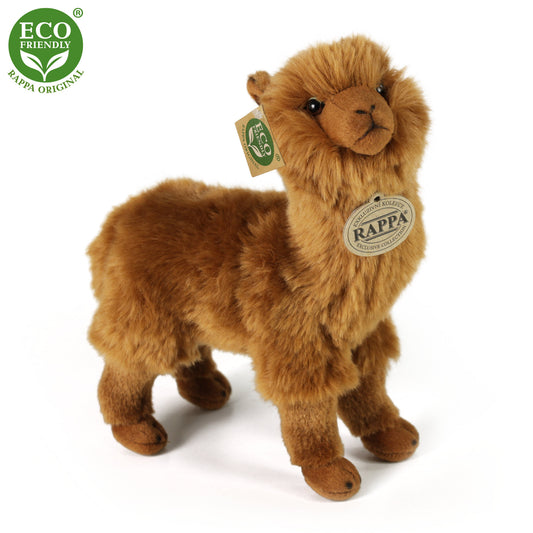 Plush brown lama 23 cm