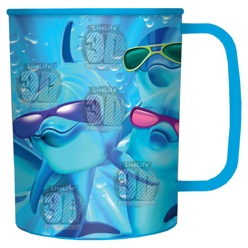 3D LiveLife Cups - Dolphin Shades