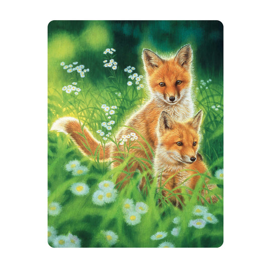 3D LiveLife Postcards - Spring Foxes