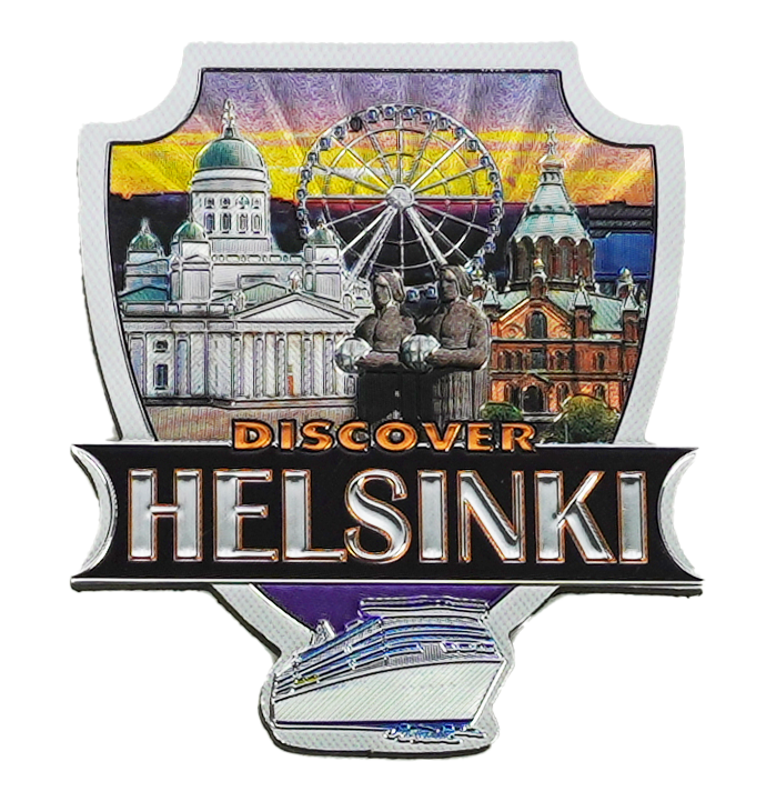 Discover Helsinki Alumiinimagneetti HEL