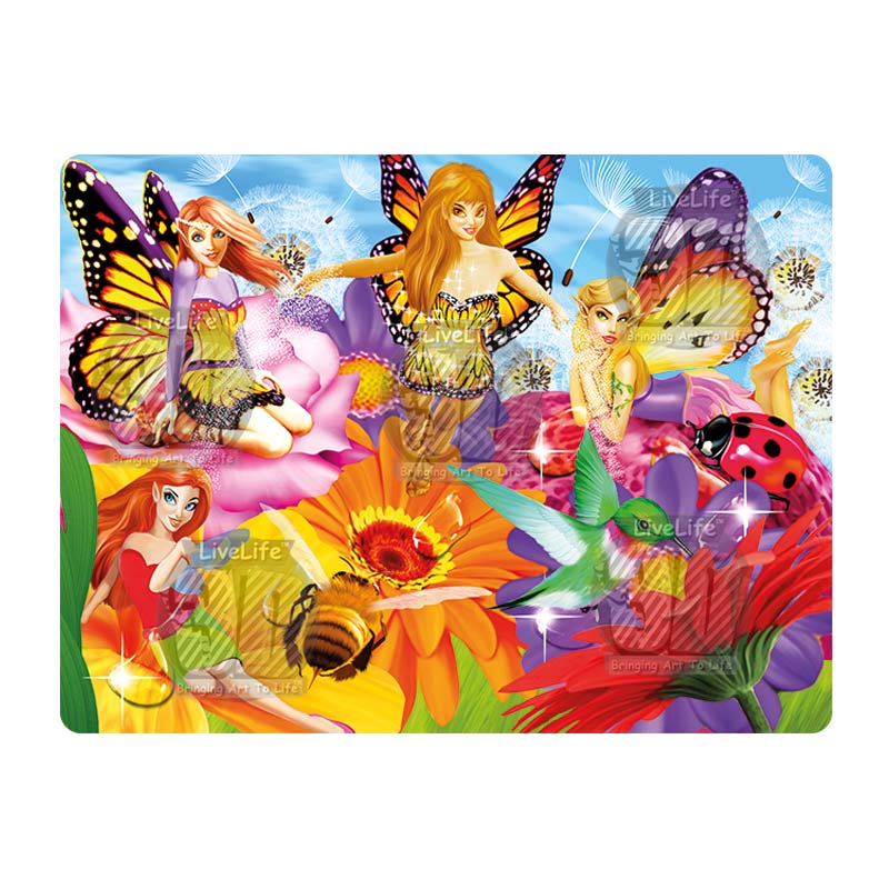 3D LiveLife Postcards - Fairy Flight