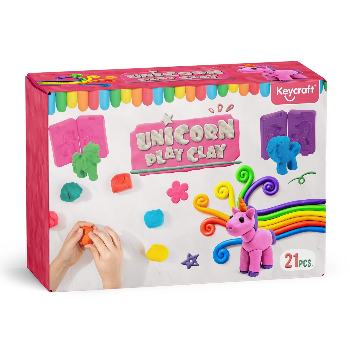 PY154 3D Unicorn Play Clay