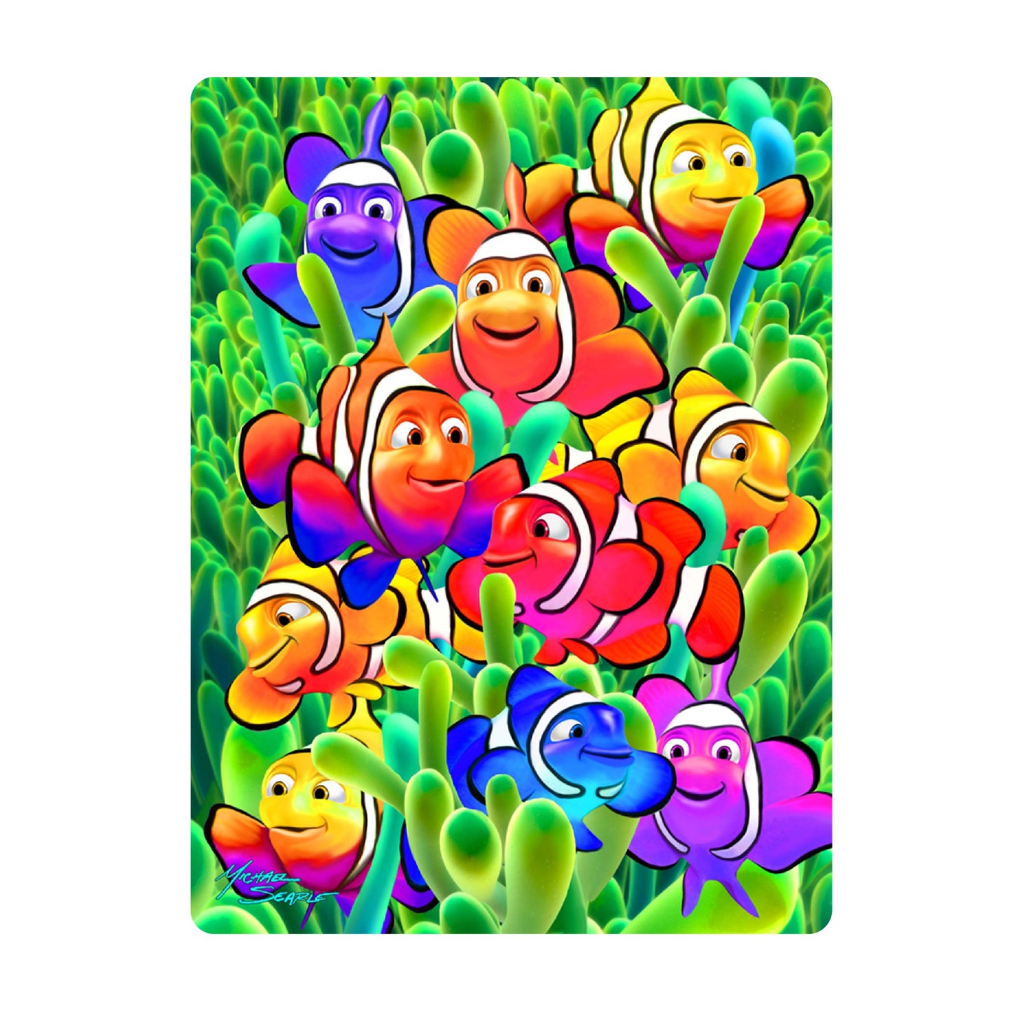 3D LiveLife Postcards - Cute Clowns