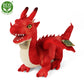 Plush red dragon 40 cm