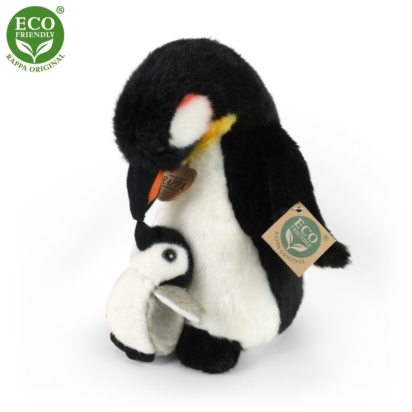 Plush penguin with cub 22cm