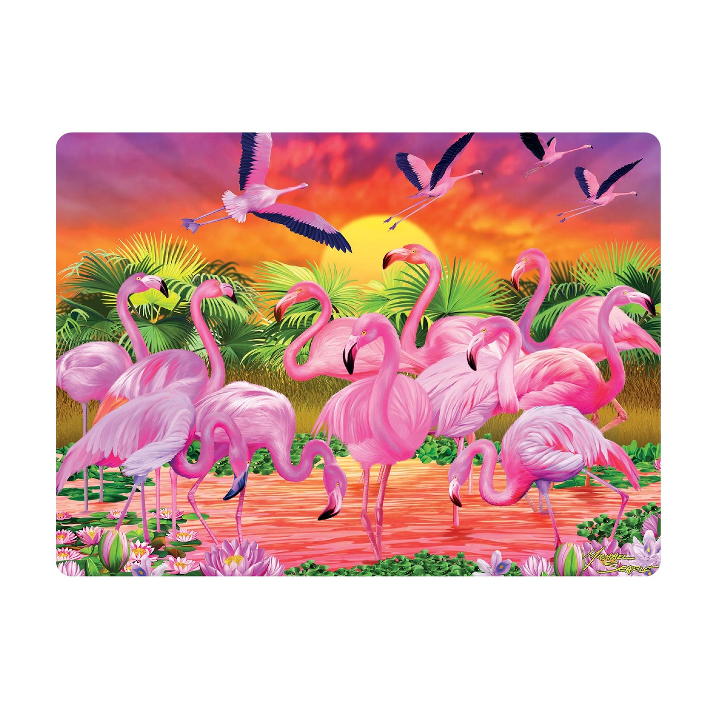 3D LiveLife Postcards - Flamingo Lingo