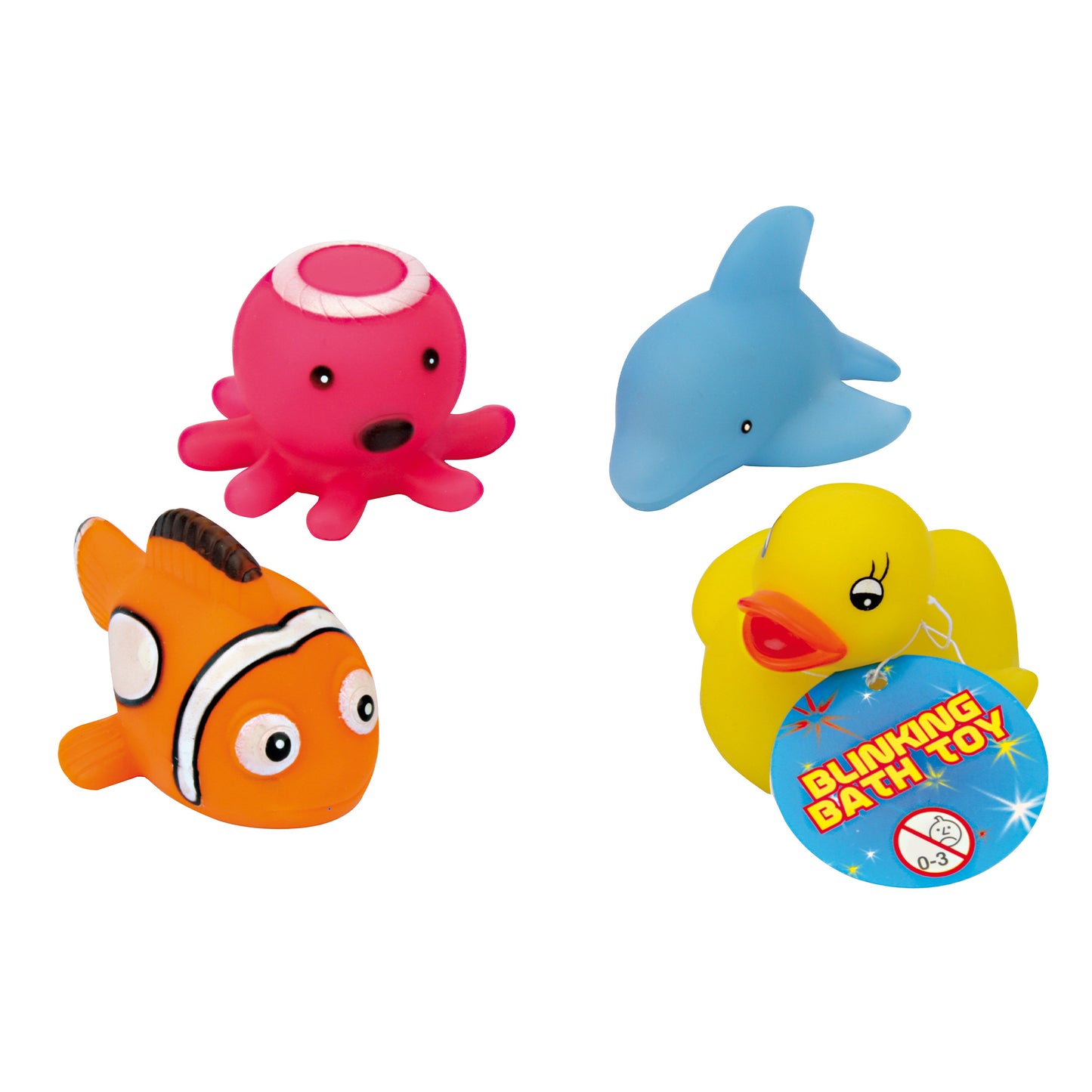 CR37 Small Light Up Bath Toys