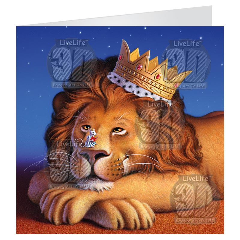 3D LiveLife Greetings Cards - Lion King
