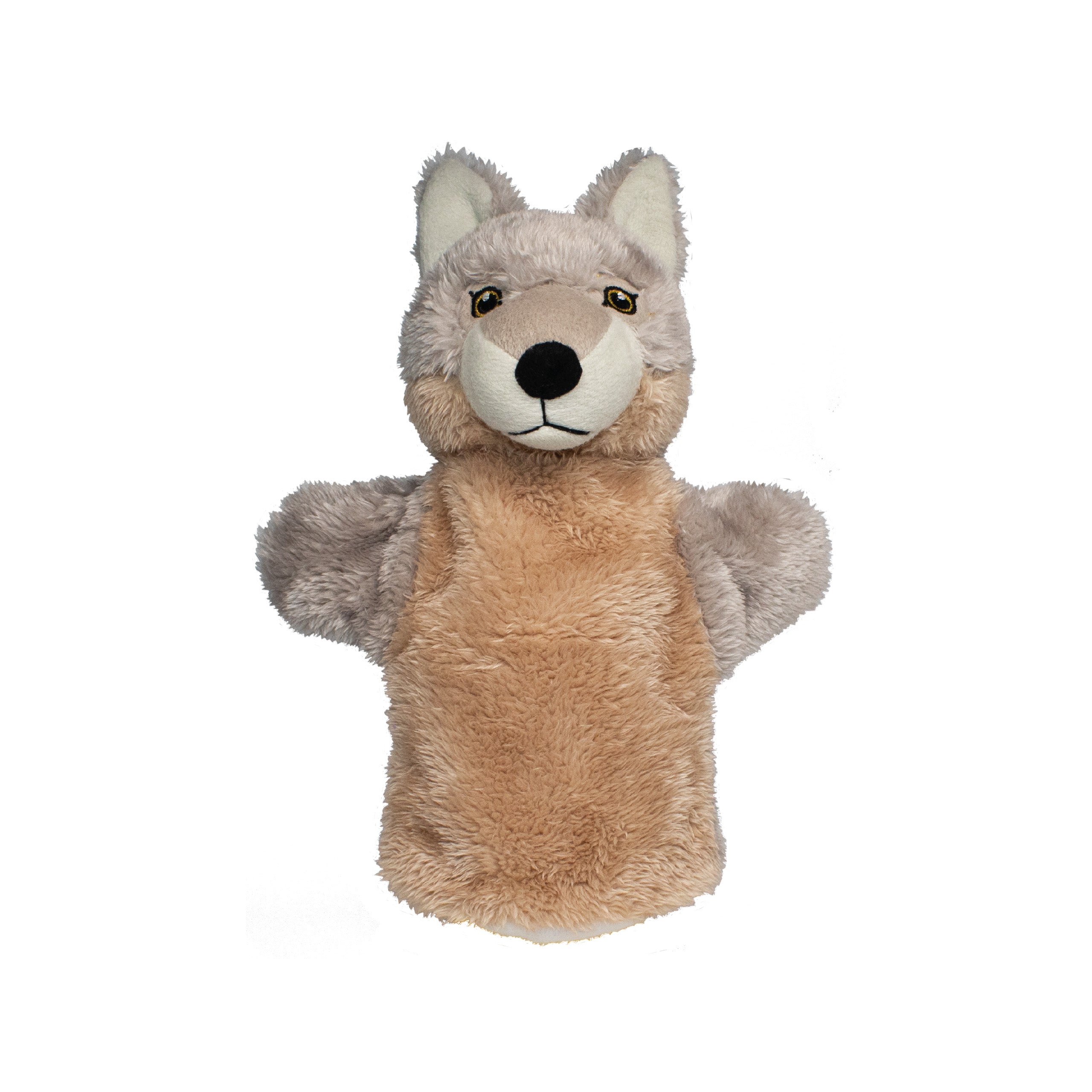 EcoBuddiez Hand Puppet - Wolf – Happy Orange Oy