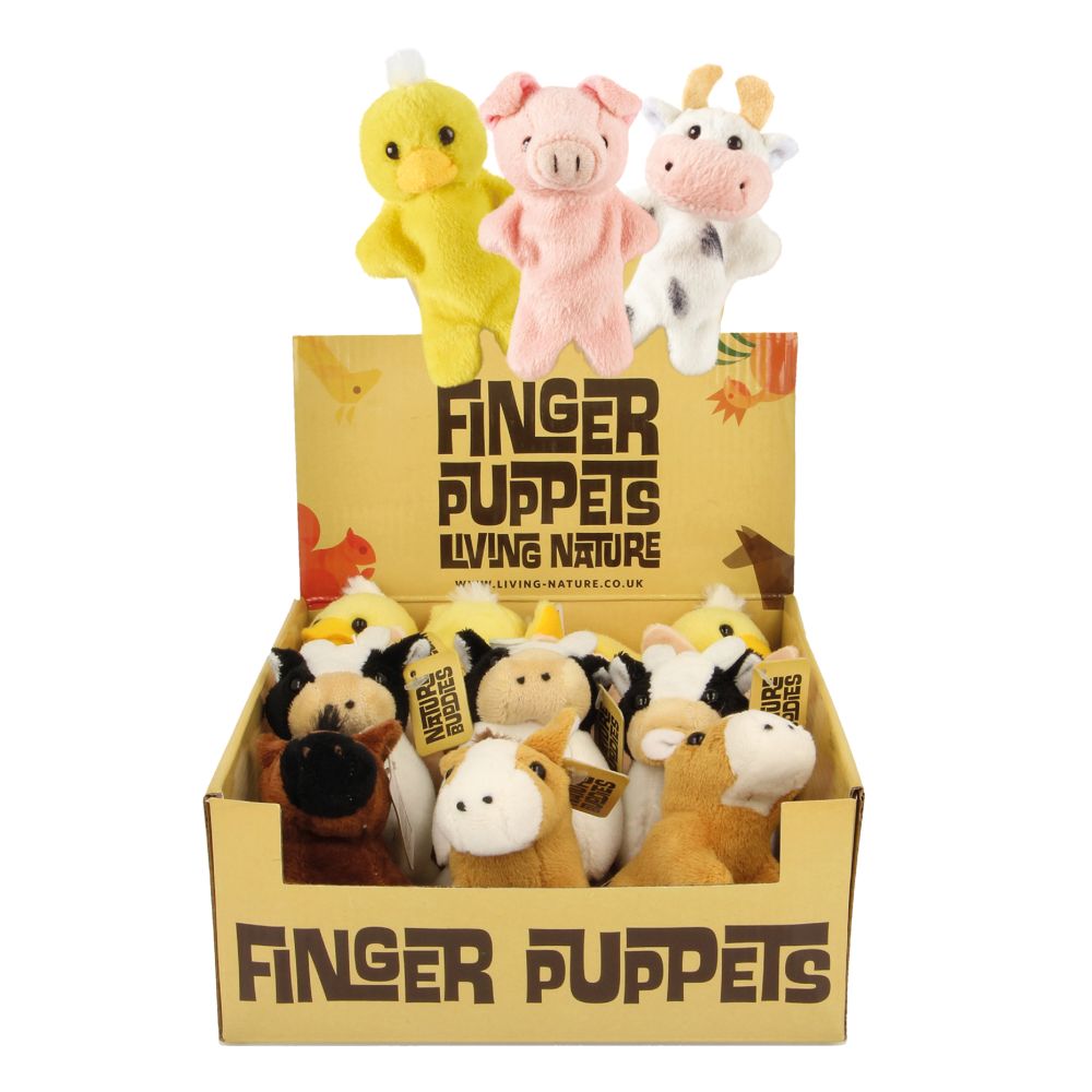 AN04FM Farm Finger Puppets 10cm