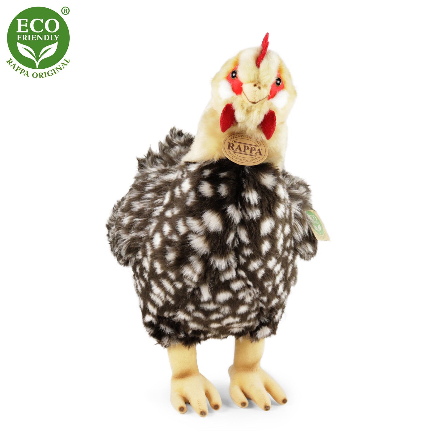 Plush hen 33 cm with egg