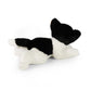 Plush white/black cat 30 cm