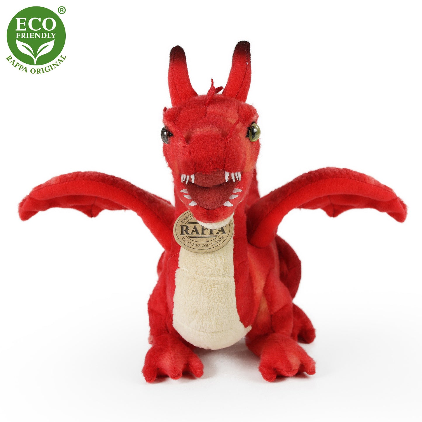 Plush red dragon 40 cm