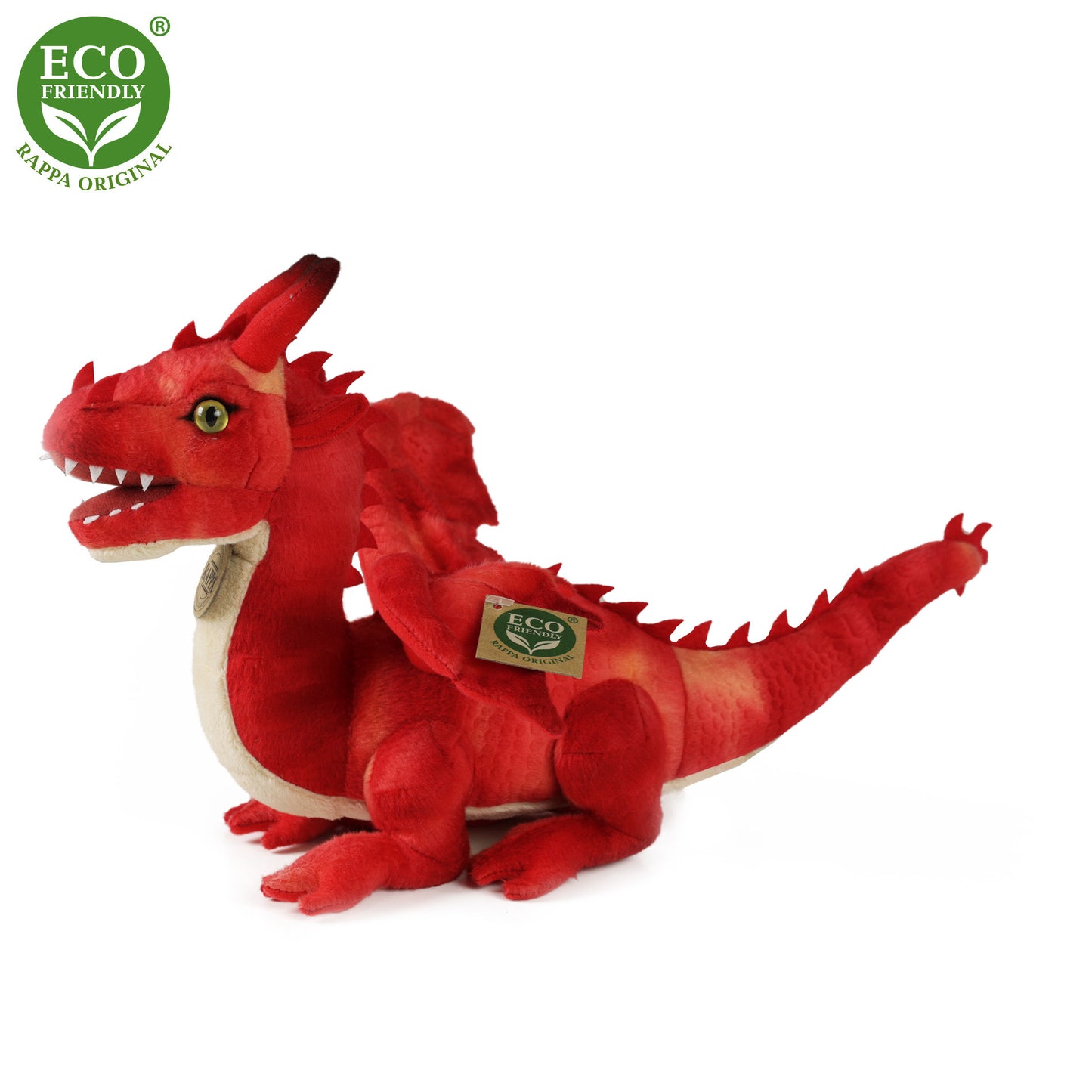 Plush red dragon 40 cm