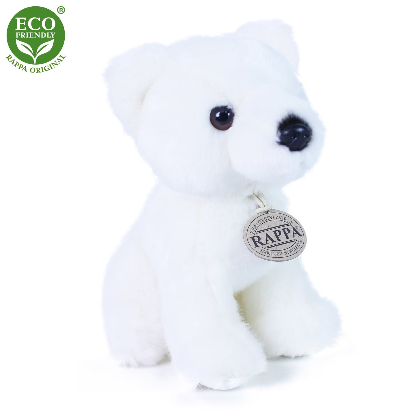 Plush white bear 18 cm