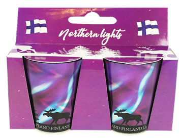 Aurora Borealis snapsilasi 2-pack lila