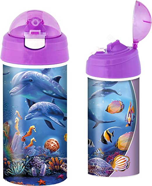 3D LiveLife Drinking Bottles - Seahorse Kingdom