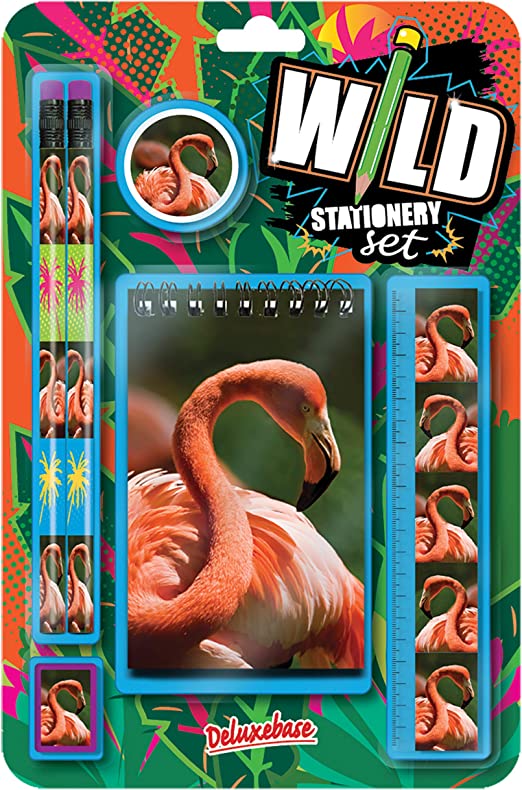 Wild Stationery Set- Flamingo