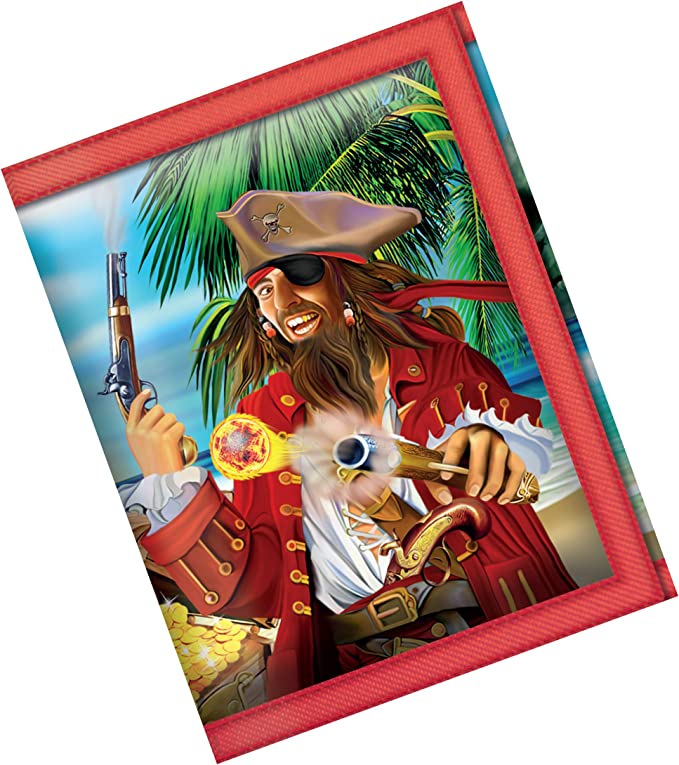 3D LiveLife Wallets - Pirate Island
