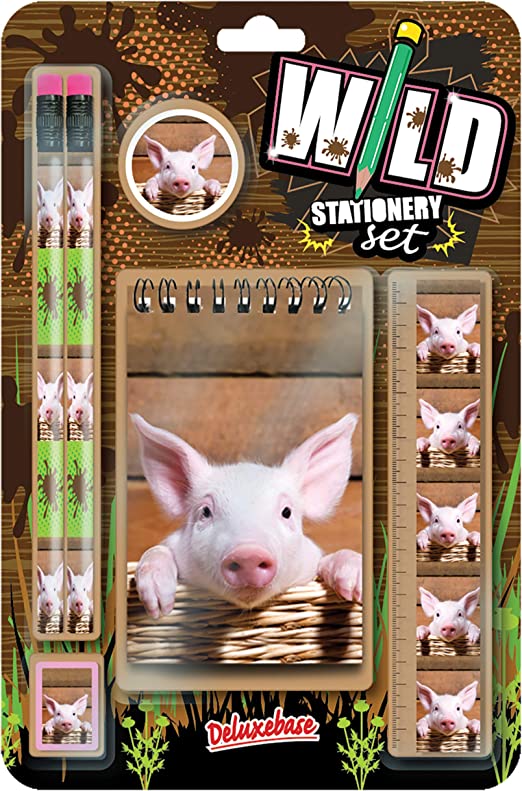 Wild Stationery Set- Pig