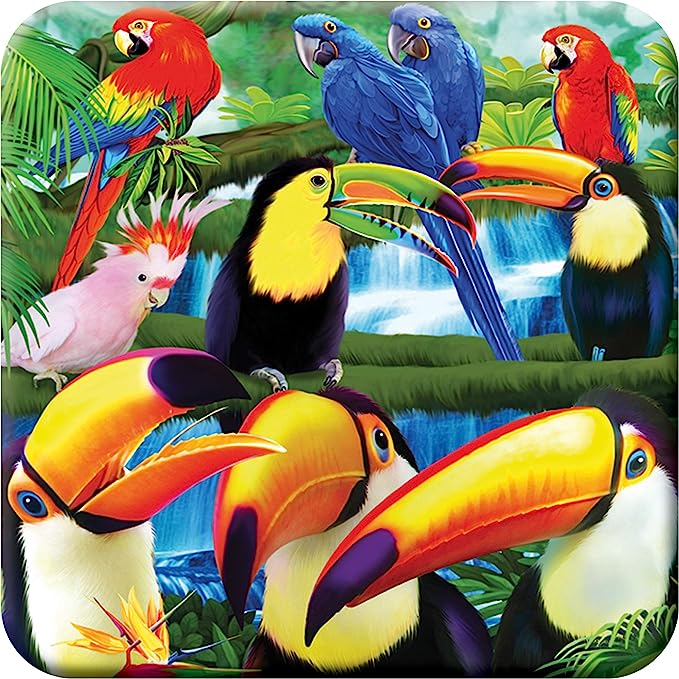 3D LiveLife Coasters - Toucan Paradise
