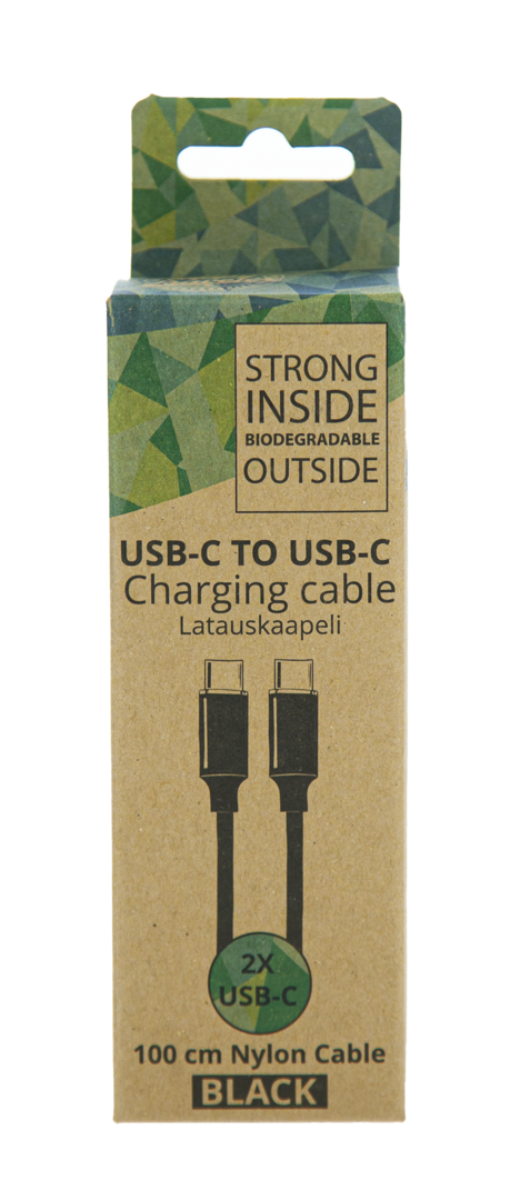 USB-C to USB-C Nylon Latauskaapeli 1,5m