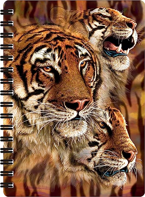 3D LiveLife Jotters - Tiger Stripes