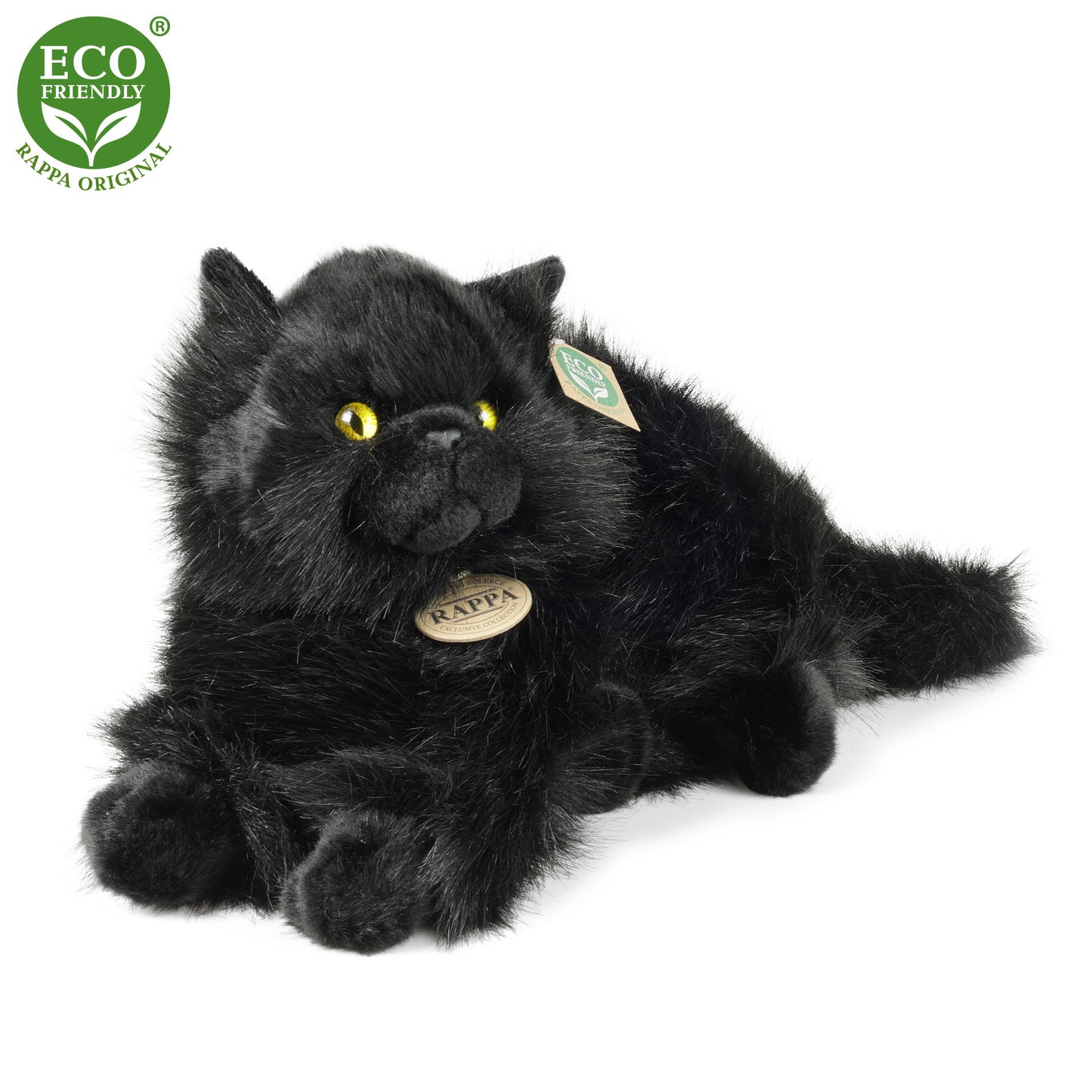 Plush black cat 30 cm