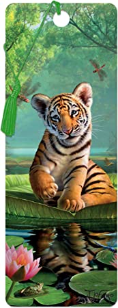 3D LiveLife Bookmarks - Tiger Lily