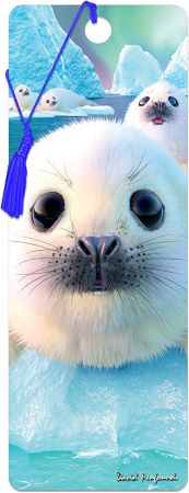 3D LiveLife Bookmarks - Seal Pups