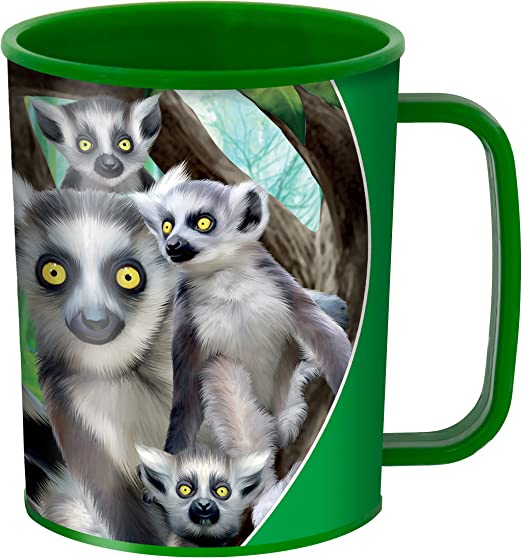 3D LiveLife Cups - Ring-Tailed Lemurs
