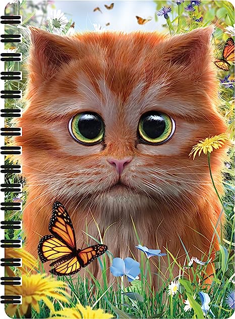 3D LiveLife Jotters - Ginger Kitten