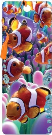 3D LiveLife Bookmarks - Clown Fish