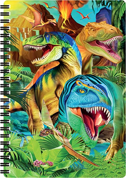 3D LiveLife Notebooks - Dino Smiles