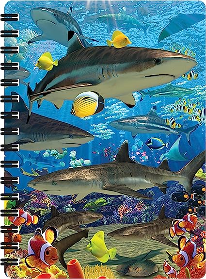 3D LiveLife Jotters - Shark Reef