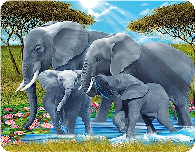 3D LiveLife Magnets - Pachyderm Pals