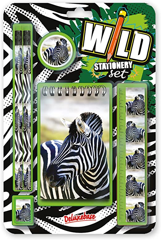 Wild Stationery Set - Zebra