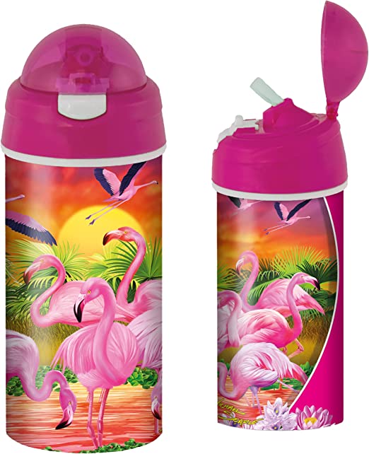 3D LiveLife Drinking Bottles - Flamingo Lingo