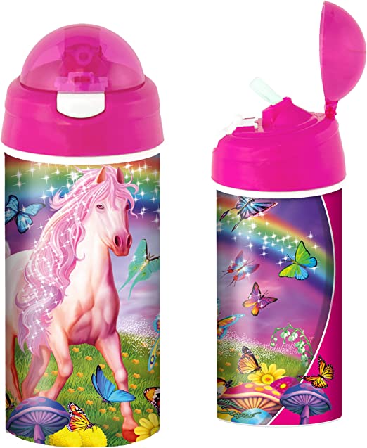 3D LiveLife Drinking Bottles - Pink Pony Dazzle