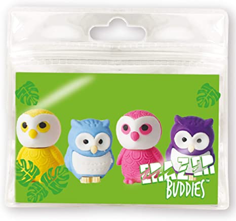 Eraser Buddies - Owls